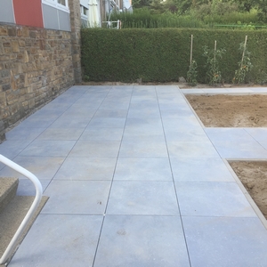 Rénovation terrasse carrelage collé