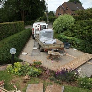 Terrasse carrelage sur plot