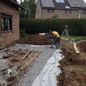 Terrasse carrelage sur plot