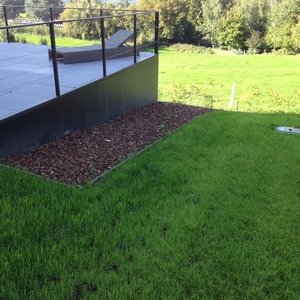 Terrasse en carrelage sur plot