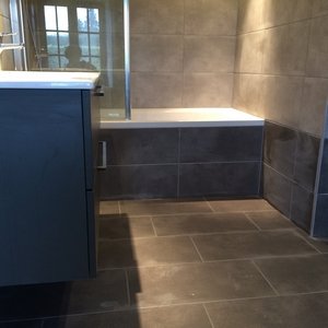 Carrelage d'une salle de bain