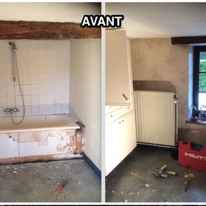 Rénovation complète d'une salle de bain