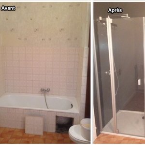 Transformation d'une salle de bain